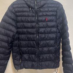 polo puffer jacket 