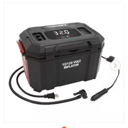 12-Volt/120-Volt Home & Auto Tire Inflator