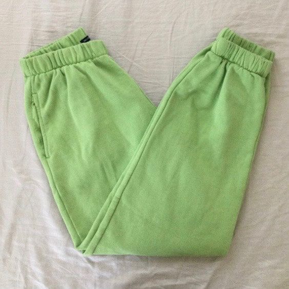 Lime green online brandy sweatpants