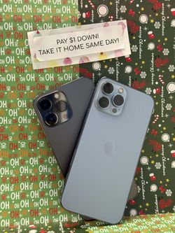  🧨 Apple iPhone 13 Pro Max Clearance – Limited Quantities, $1 Down!