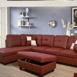 Leather Sofa 