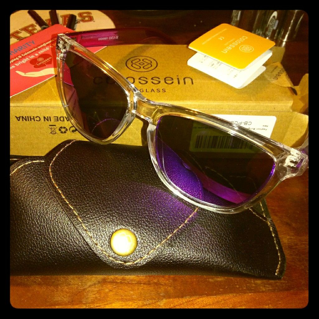 Purple Colosson sunglasses