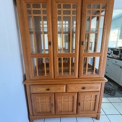 Dining Room Table & Hutch Set For Sale!!