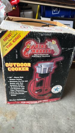 Outdoor propane cooker new