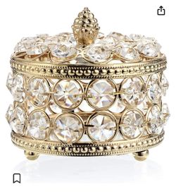 8 Crystal Jewelry/Trinket box