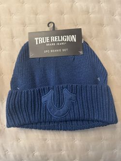 True Religion 2PC  Beanie Set