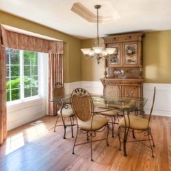 Large Glass Dining Table & 6 Chairs