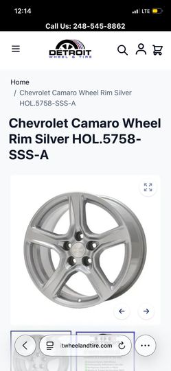Brand new Chevy Chevrolet Camaro wheels rims  size 17 inch