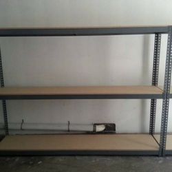 96 in W x 18 in D Warehouse Shelving Industrial Rivet Storage Rack