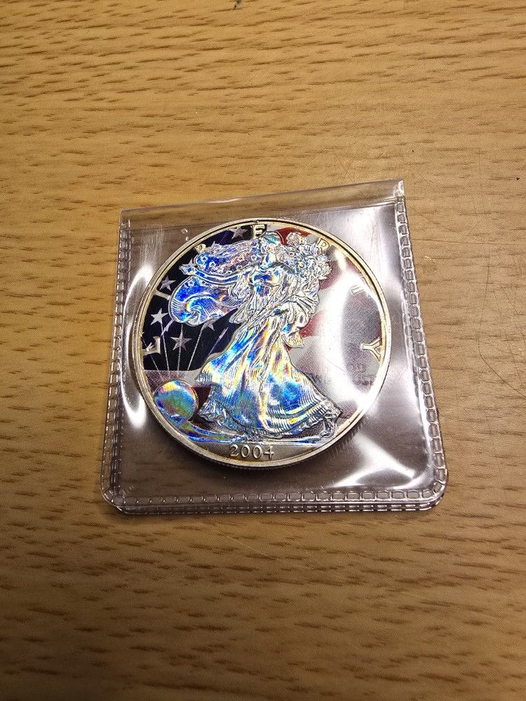 Holographic Silver Eagle