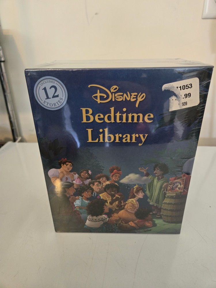 DISNEY BEDTIME STORIES 12-VOLUME LIBRARY Brand New Kids Bedtime Story Books Lot