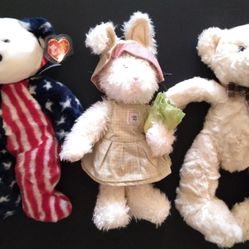 Beanie Buddy and Boyds-Russ Plushes-$15 ea.