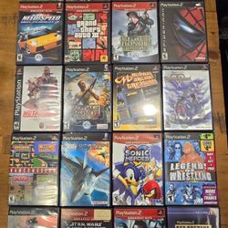 PS2 Games (20) Total $160 Obo