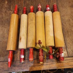 Vintage Rolling Pins & Egg Beater $15 Each Tulare