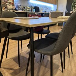 Dining Table With 4 Chairs
