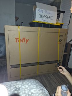 Telly 55" theater screen 4k HDR smart screen