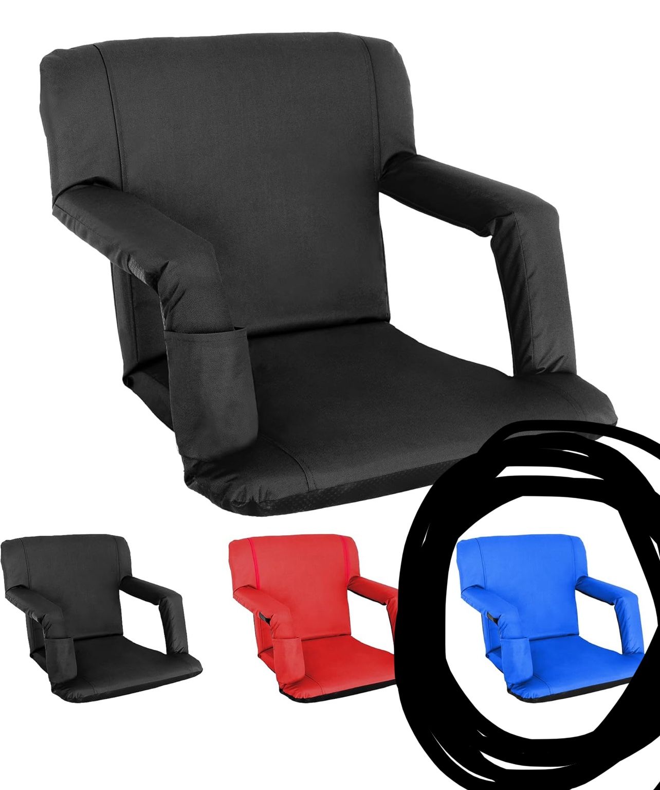 Blue Stadium Seat #2313
