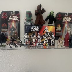 Star Wars Lot Ships/vehicles/figures 