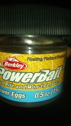 Berkeley power bait and Hatchery Dust