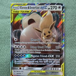 Eevee Snorlax GX