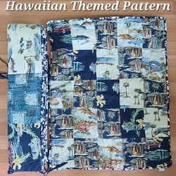 California Kids, Reversible Crib Bumper & Quilt Set, Hawaiian Themed & Hibiscus Pattern