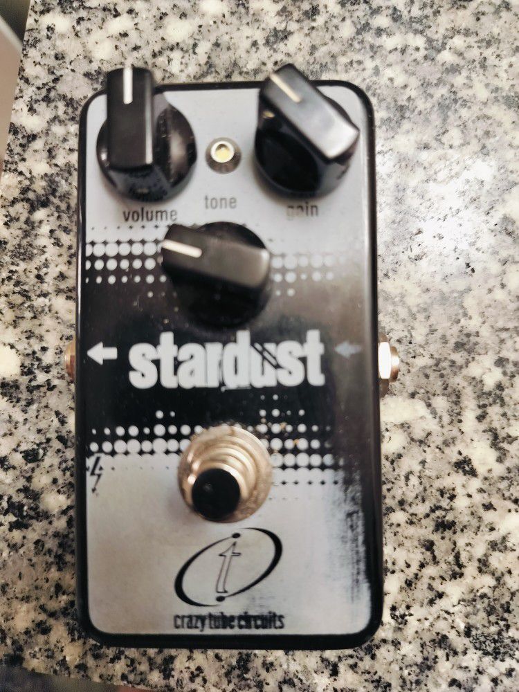 Crazy Tube Circuits Blackface Stardust Overdrive Effects Pedal 2010s Black

