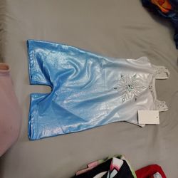 Gymnastics Leotard Snowflake Elsa Frozen 