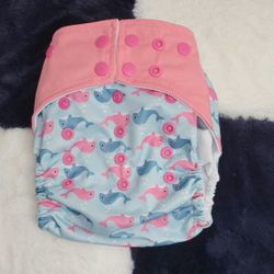 EcoFriendly Baby Cloth Diaper Washable,Reusable & Adjustable For 6.6lb-33.1lb/3-15Kg