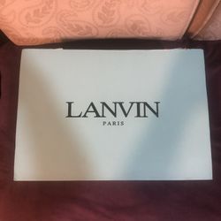 Lanvin Curbs White And Red 