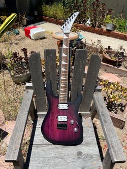 Jackson Electric Guitar Purple Burst Finish Made in Indonesia