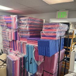 On Sale!! $30!! 6ft X 3ft Gymnastics Mats Available Pink/Black, Multi Pink/purple, Pink, Sky Blue