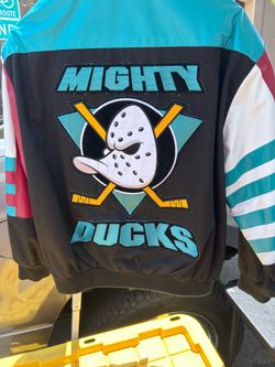 1993 Mighty Ducks, leather jacket, original vintage