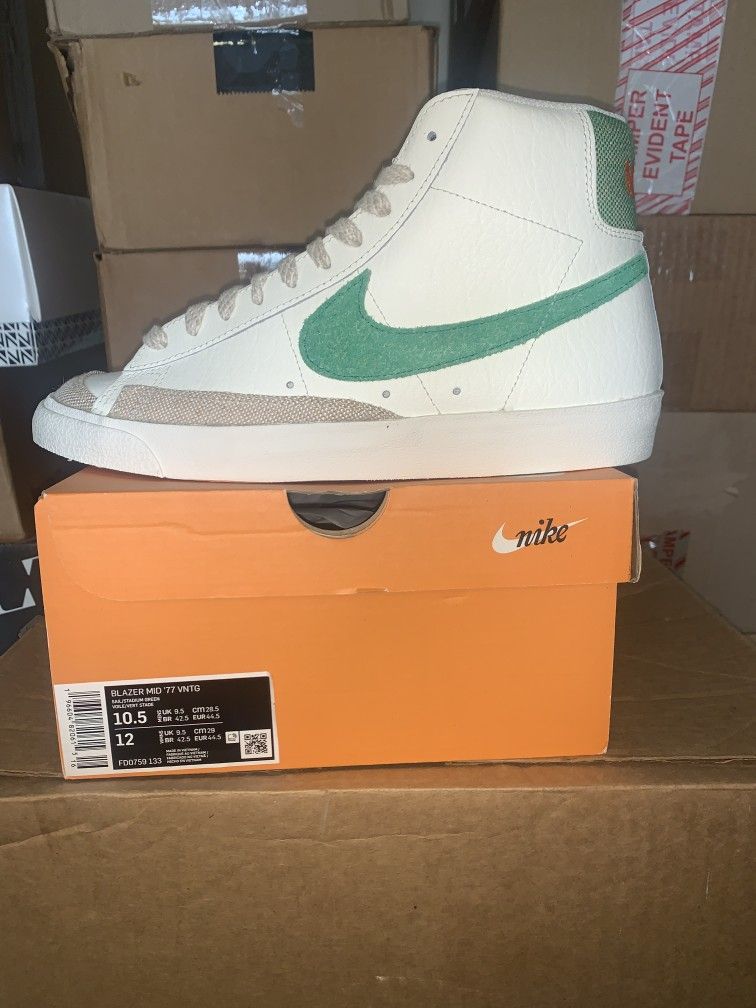 Brand New Mens Nike BLAZER MID '77 VINTAGE Shoes Size 10.5