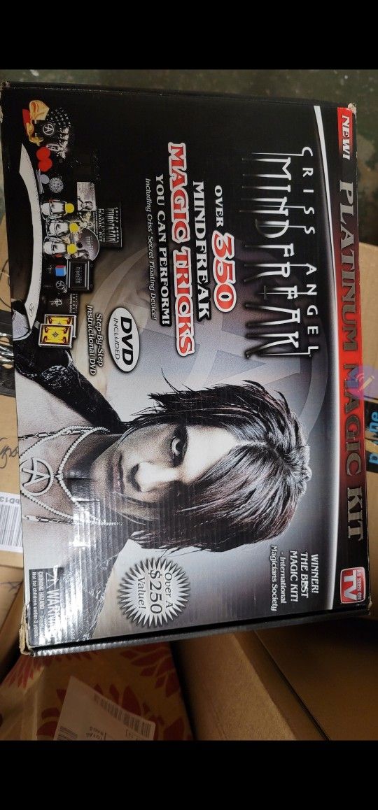 Criss Angel Magic Tricks Box