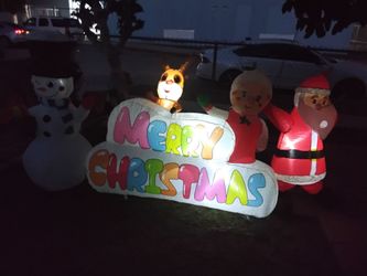 Christmas Airblown Inflatable Decoration Set