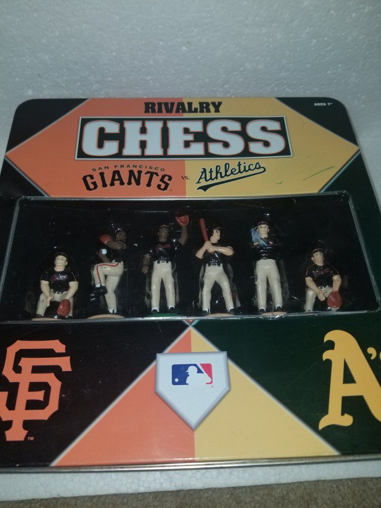 San Franciso Giants Vs. Athletics Rivary Chess Set