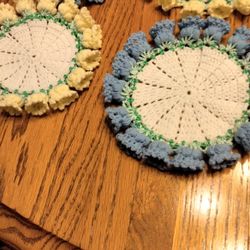Crochet Floral Coaster 