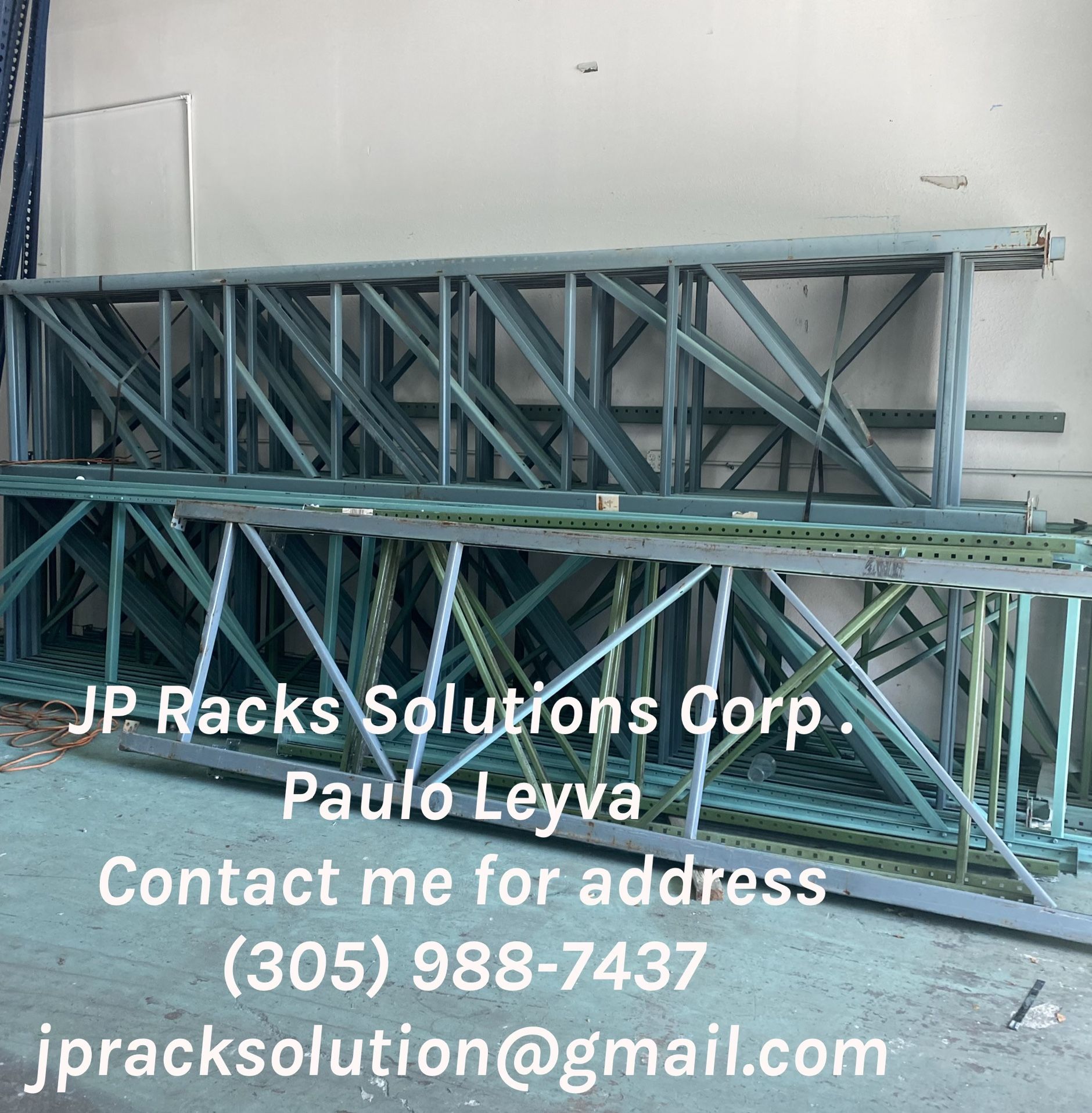Pallet Racks Upright Beams Wire Decks Warehouse Shelving Business equipment