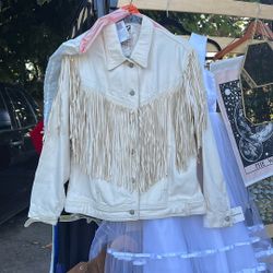 free people fringe jacket 