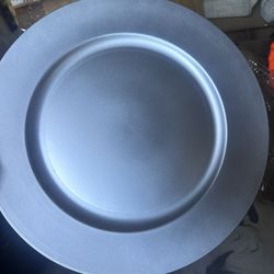 Party Chargers Large Plates & Platters Great for Elegant Party's Weddings Tableware Great for Serving dish Silver have $2 each 73 left