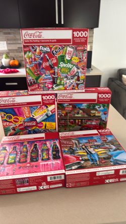 Coca Cola themed puzzles