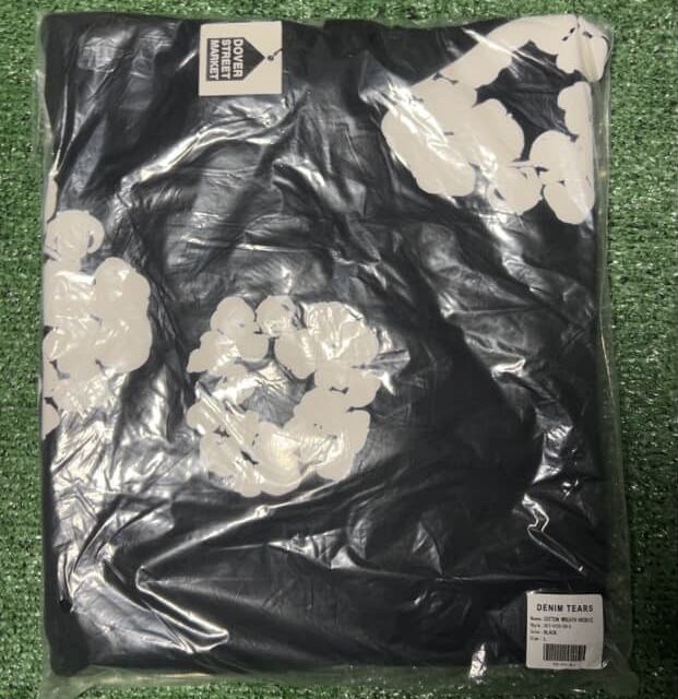 Black Denim Tear Hoodie 