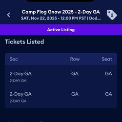 Camp Flognaw Tickets 