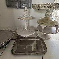 7 Cake And Cup Cakes Stands 