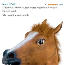 Horse And Unicorn Mask 