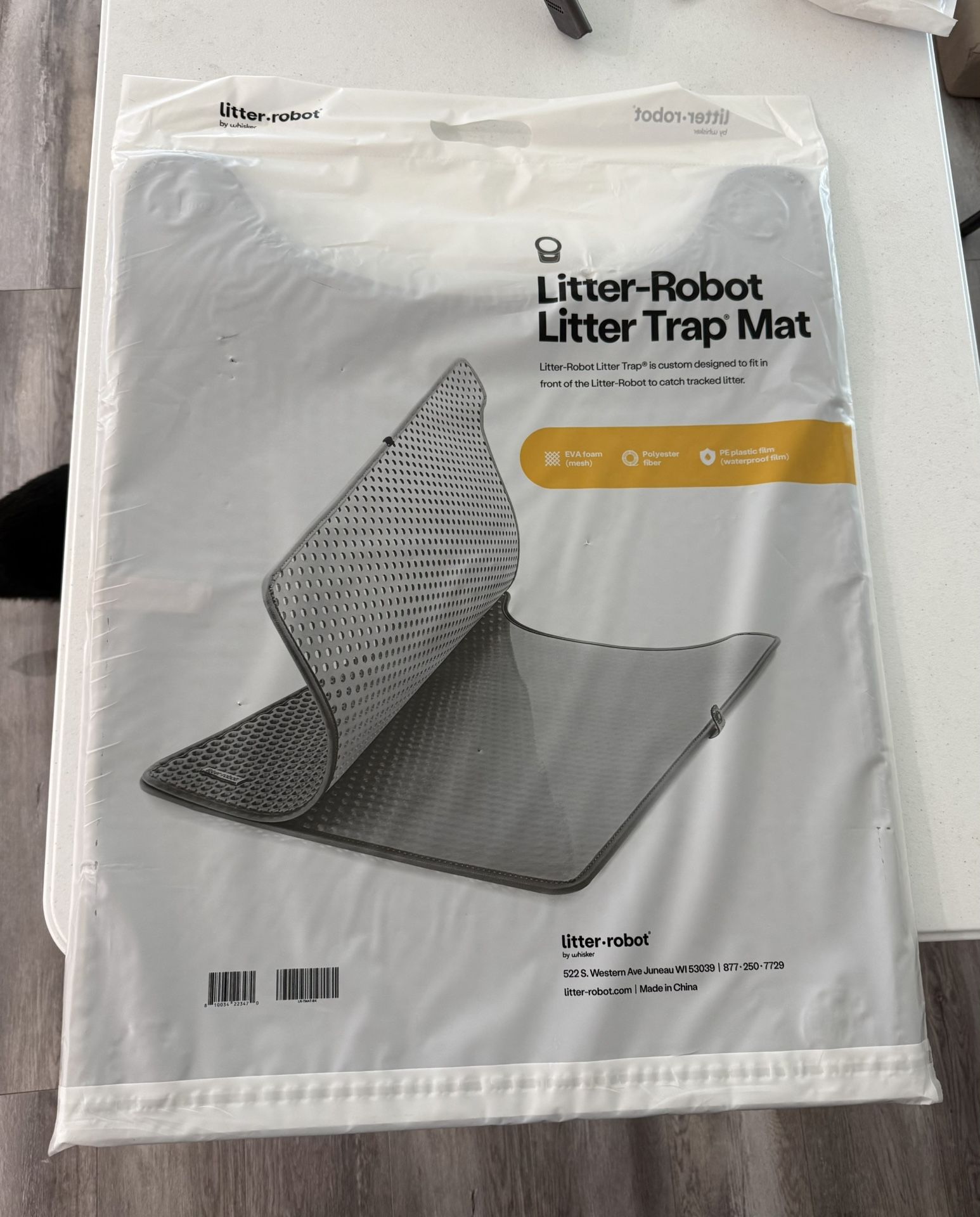 Litter robot litter trap mat