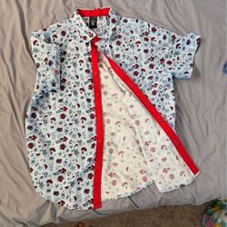 XT large men’s Marvel button down