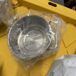 Dog hanging crate/ kennel bowl