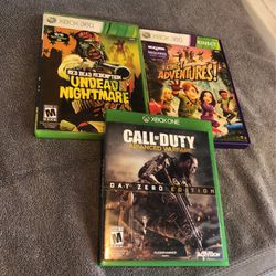 Xbox One / 360 Games $5 Each