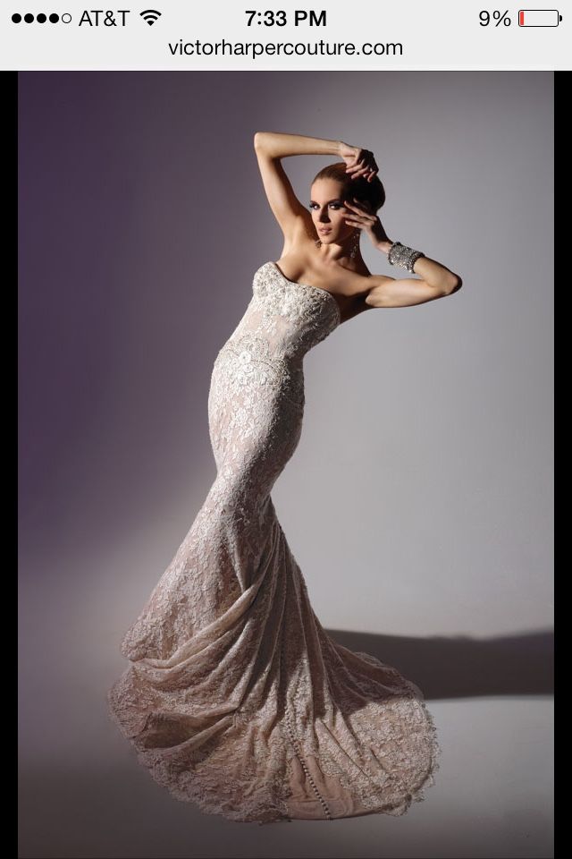 Couture Wedding Dress - New, Unaltered, With Tags